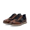 Rieker Men T Toe Casual Trainer - Brown Navy